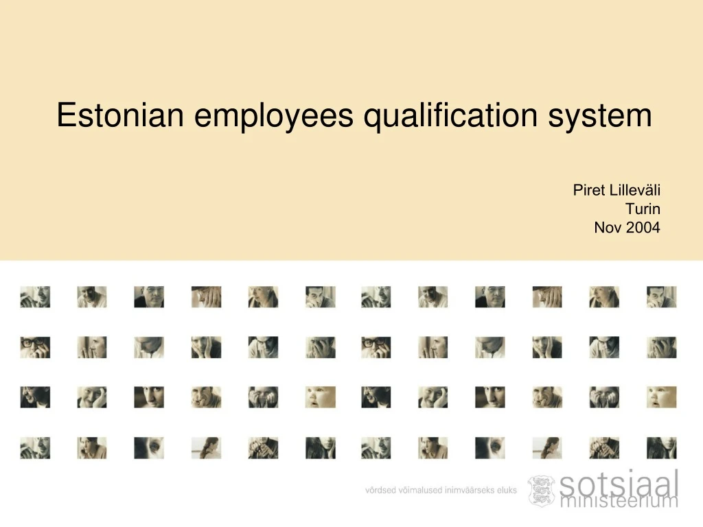 estonian employees qualification system