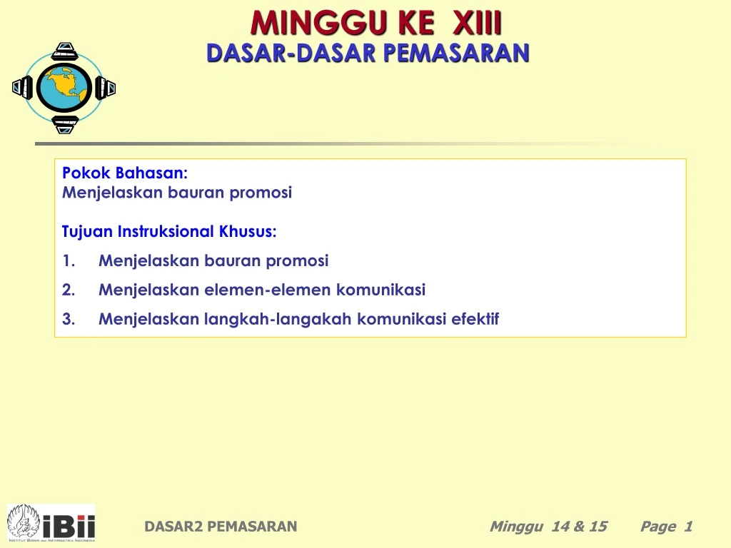 minggu ke xiii