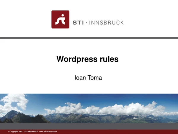 Wordpress rules