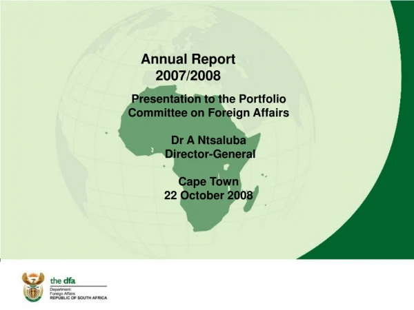 Annual Report 2007/2008