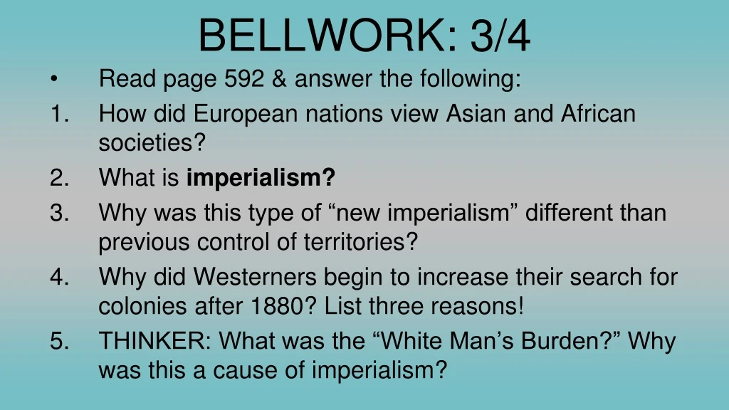 bellwork 3 4