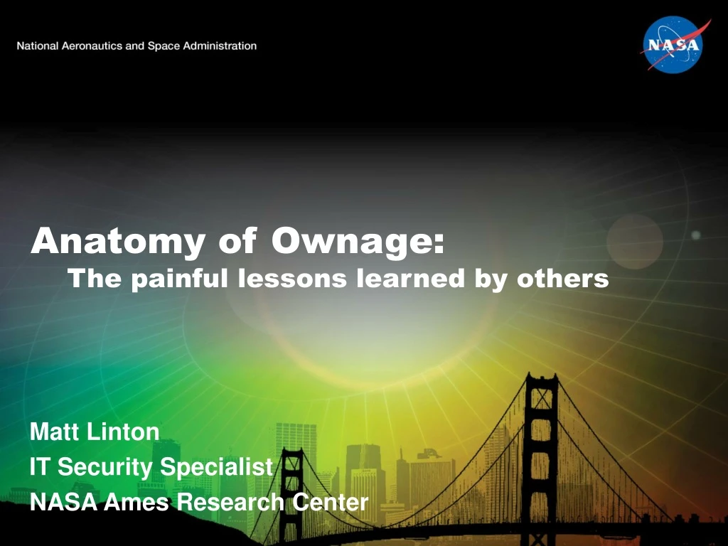 anatomy of ownage the painful lessons learned