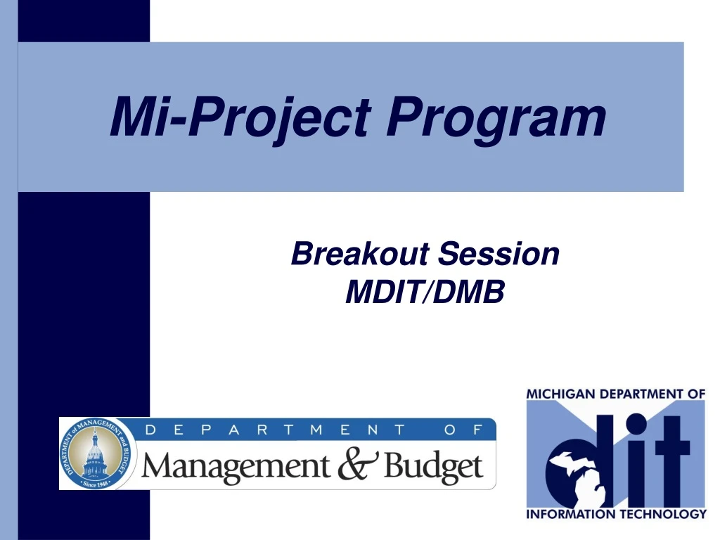 breakout session mdit dmb