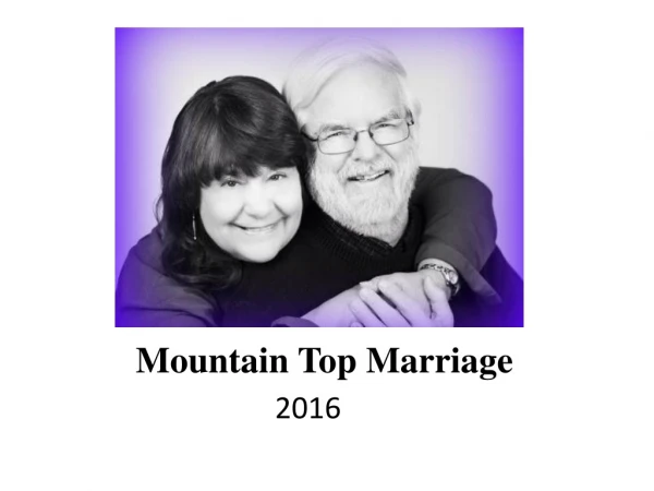 Mountain Top Marriage