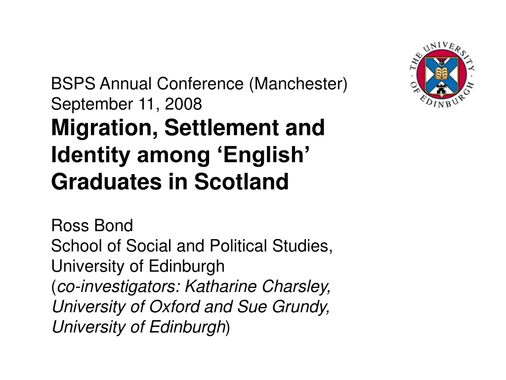 bsps annual conference manchester september