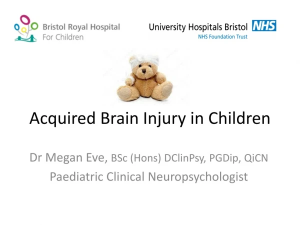 Acquired Brain Injury in Children
