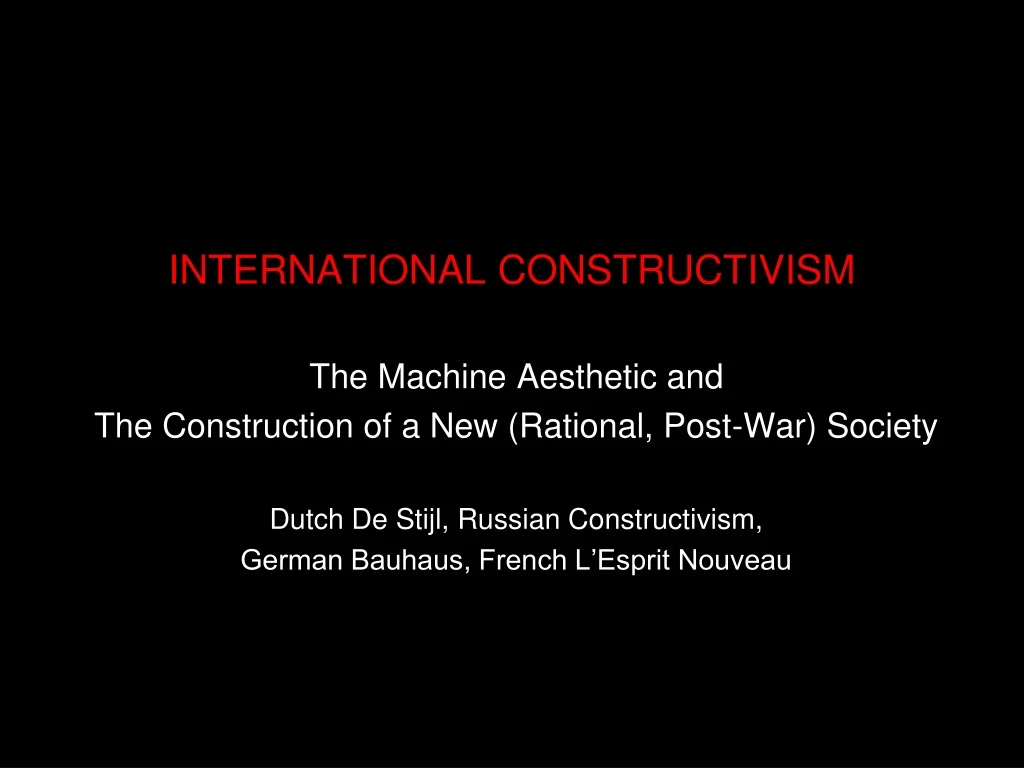 international constructivism