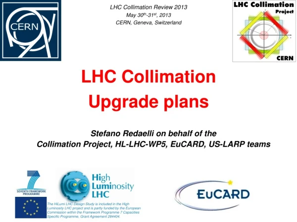 LHC Collimation Upgrade plans