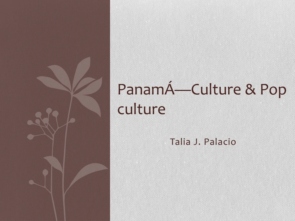 panam culture pop culture