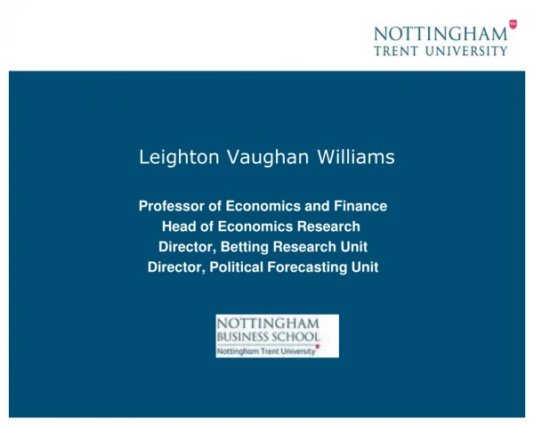 Leighton Vaughan Williams