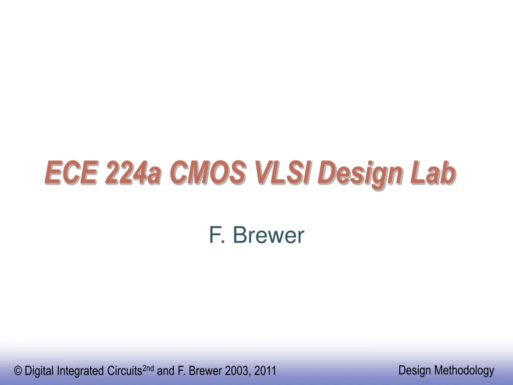 ece 224a cmos vlsi design lab