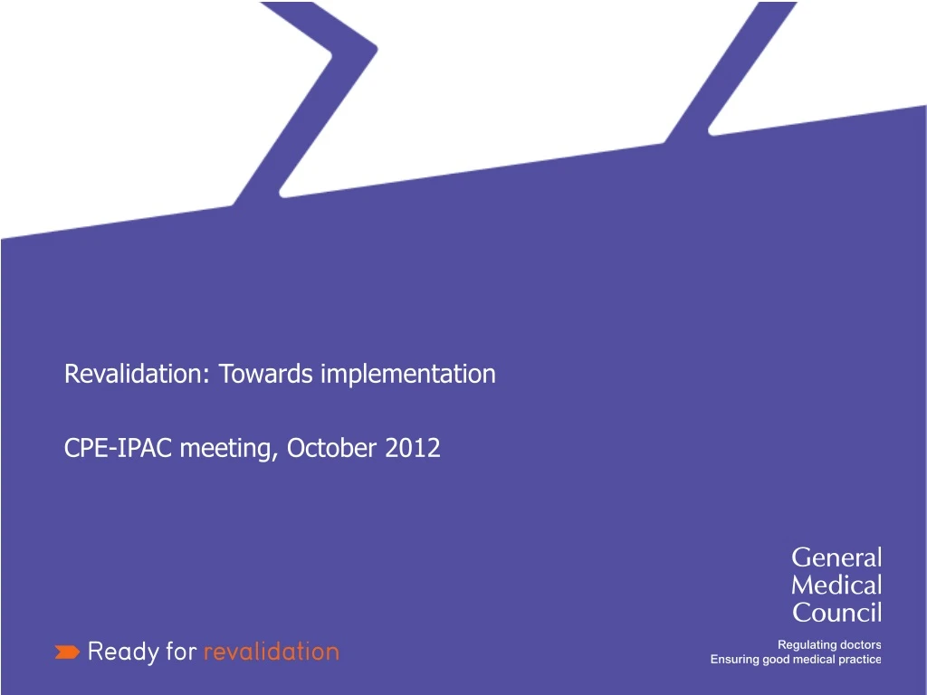 revalidation towards implementation cpe ipac