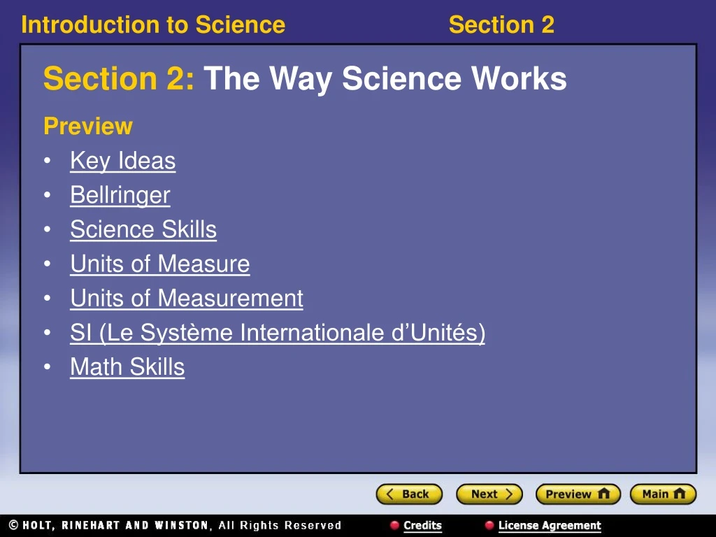 section 2 the way science works