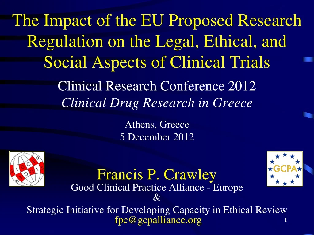 the impact of the eu proposed research regulation