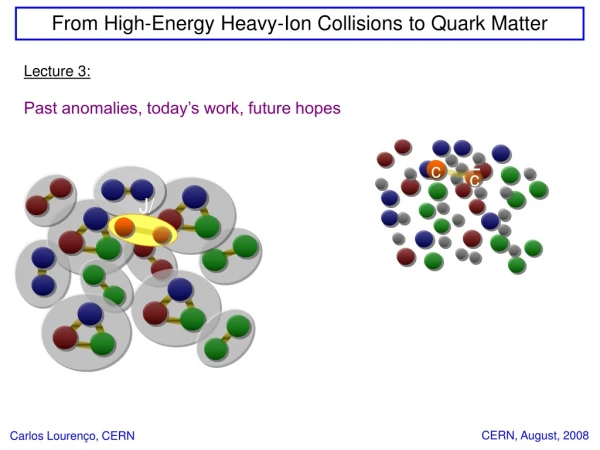 From High-Energy Heavy-Ion Collisions to Quark Matter