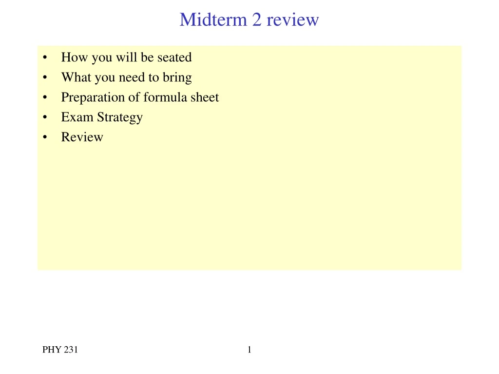 midterm 2 review