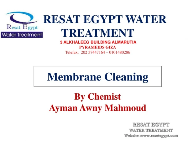 Membrane Cleaning
