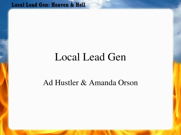Local Lead Gen