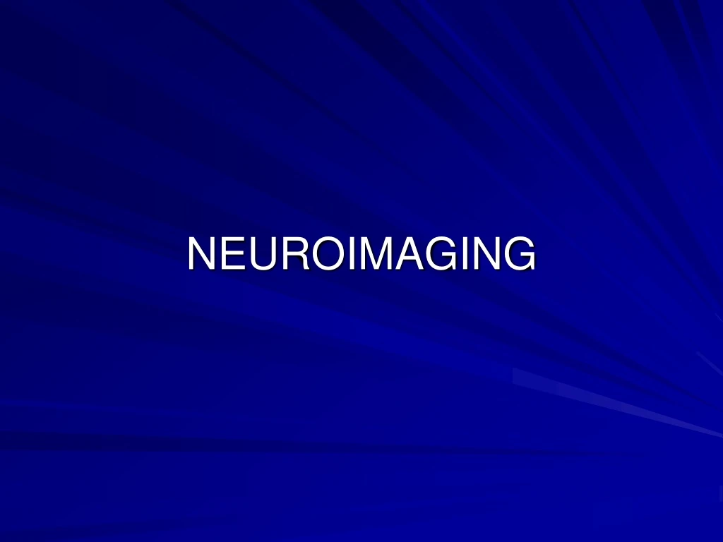 neuroimaging