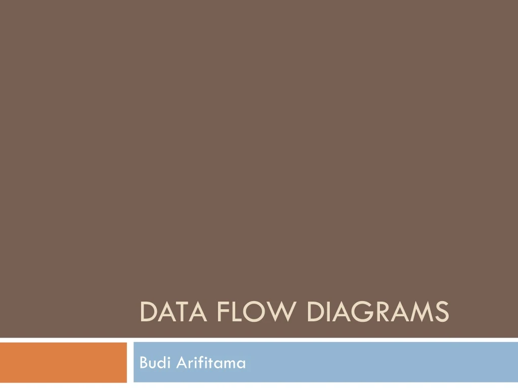 data flow diagrams