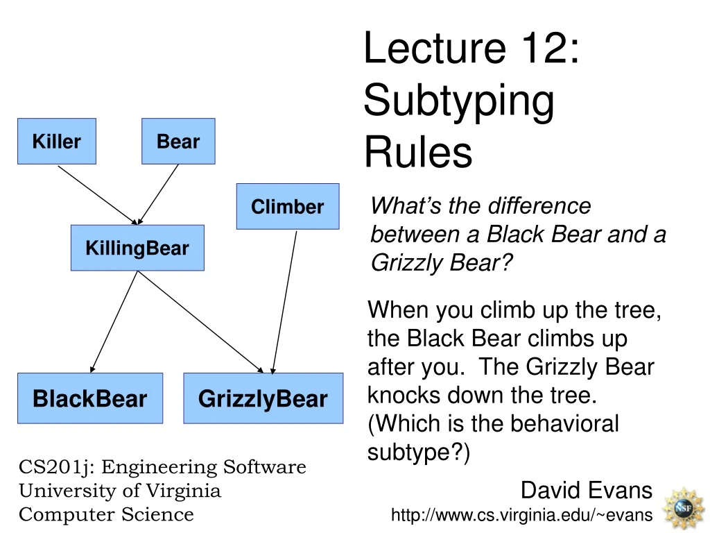 david evans http www cs virginia edu evans