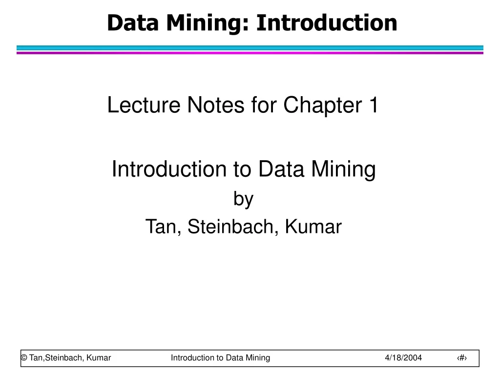 data mining introduction