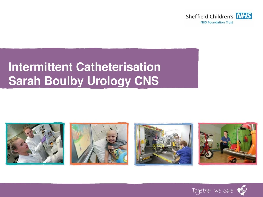 intermittent catheterisation sarah boulby urology