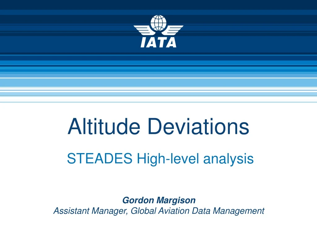 altitude deviations