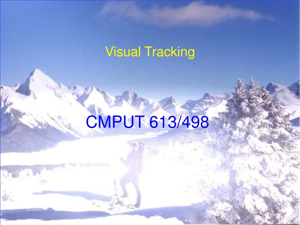 visual tracking