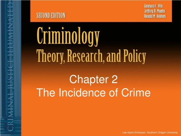 Chapter 2 The Incidence of Crime