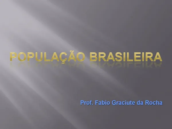 Prof. Fabio Graciute da Rocha