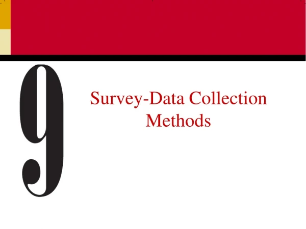 Survey-Data Collection Methods