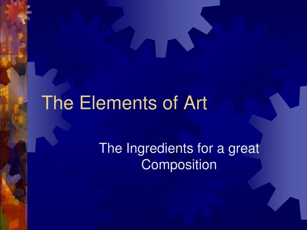 the elements of art