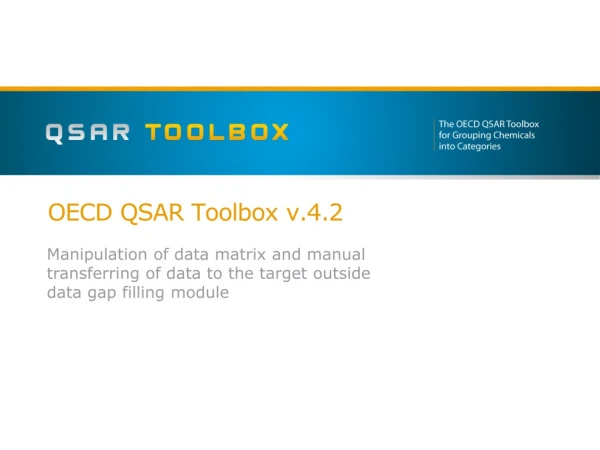 OECD QSAR Toolbox v.4.2