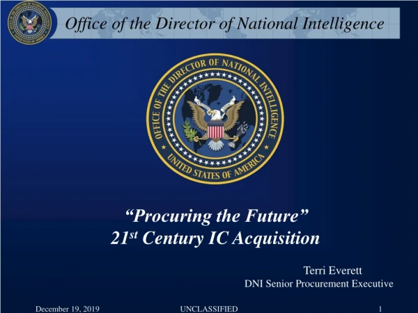 Office of the Director of National Intelligence