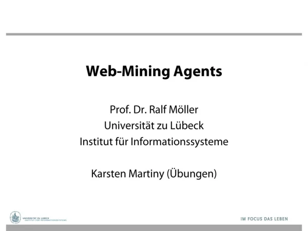 Web-Mining  Agents