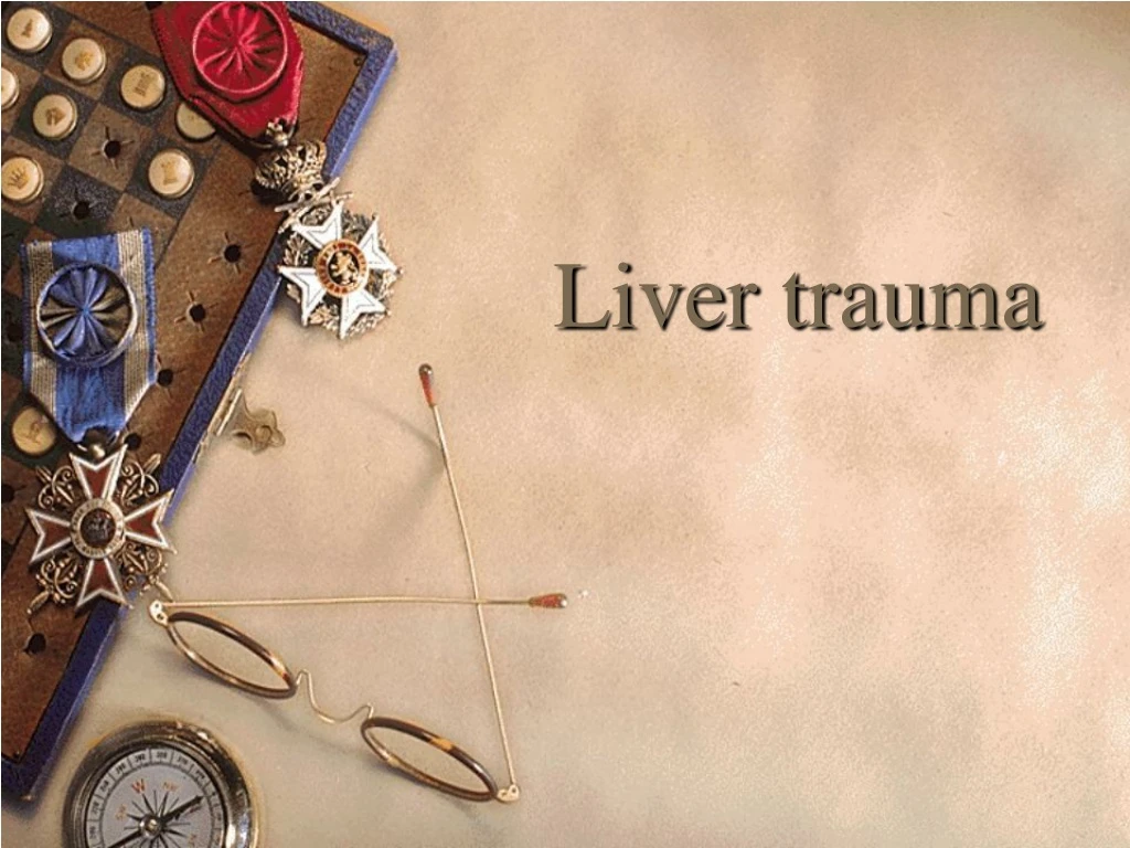 liver trauma