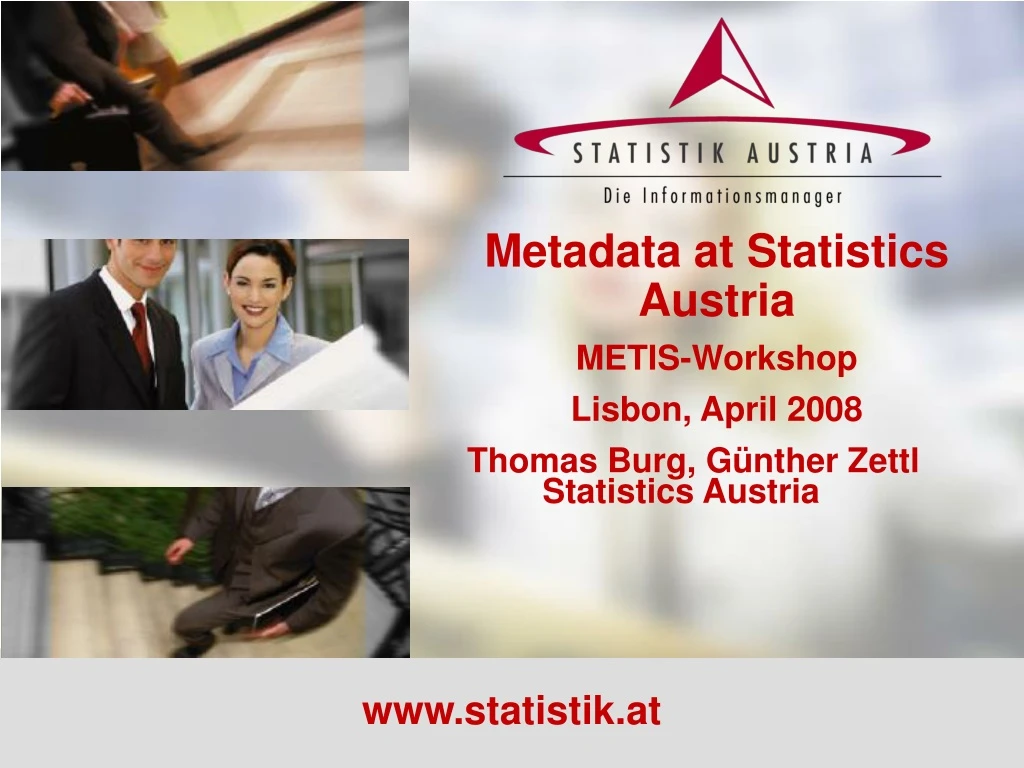 metadata at statistics austria metis workshop