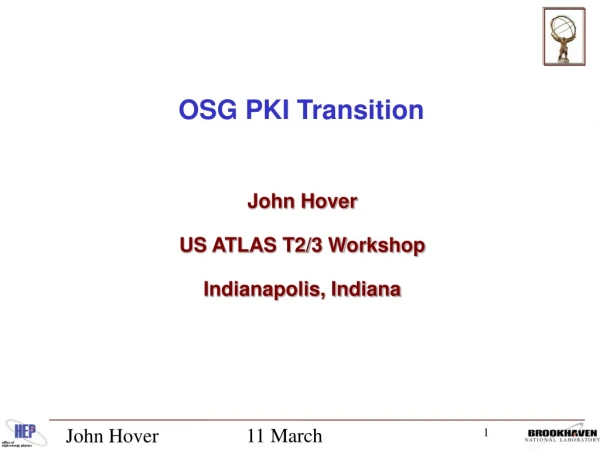 OSG PKI Transition