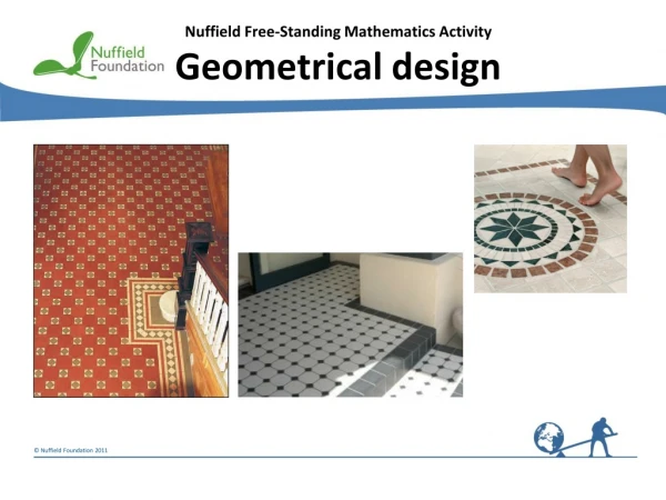 Nuffield Free-Standing Mathematics Activity Geometrical design