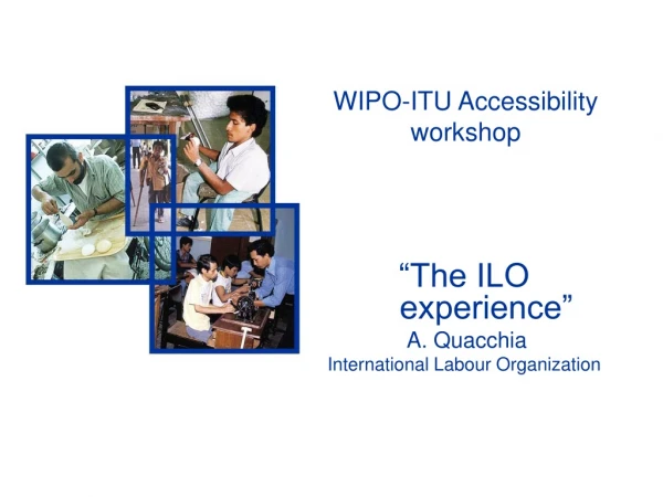 WIPO-ITU Accessibility workshop