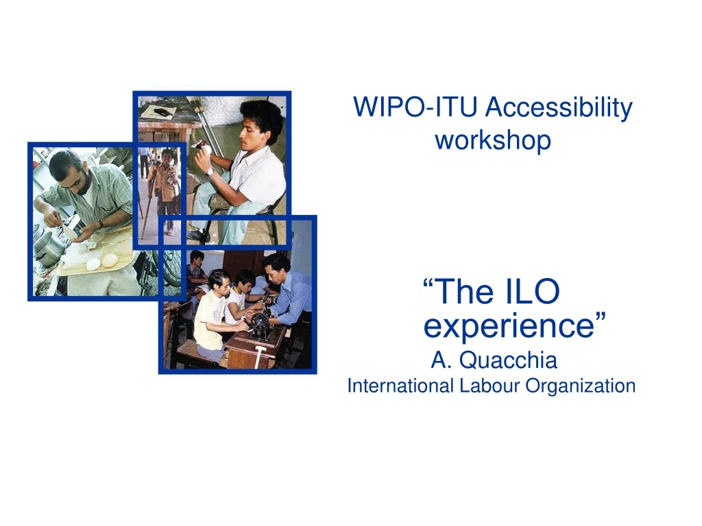 wipo itu accessibility workshop