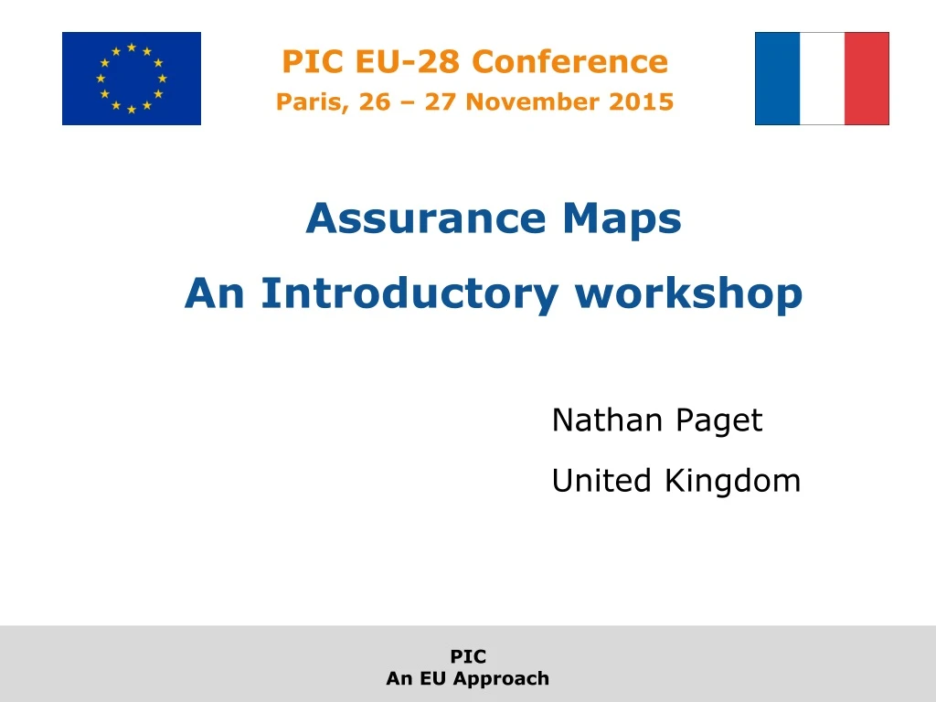 assurance maps an introductory workshop