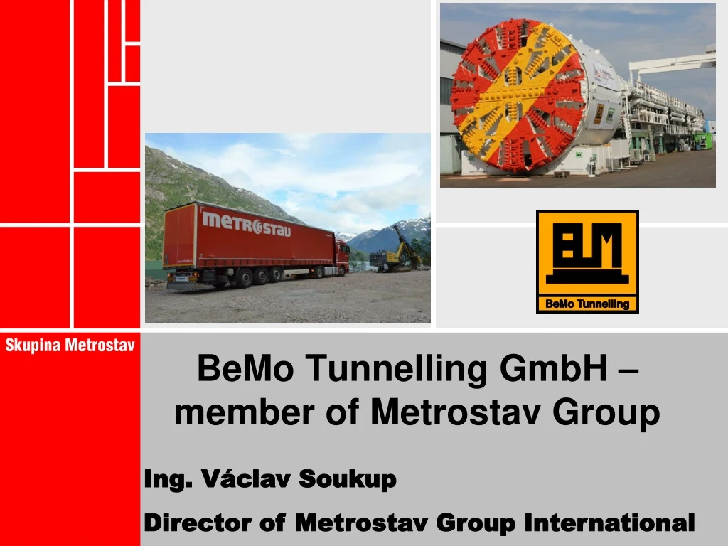 bemo tunnelling gmbh member of metrostav group
