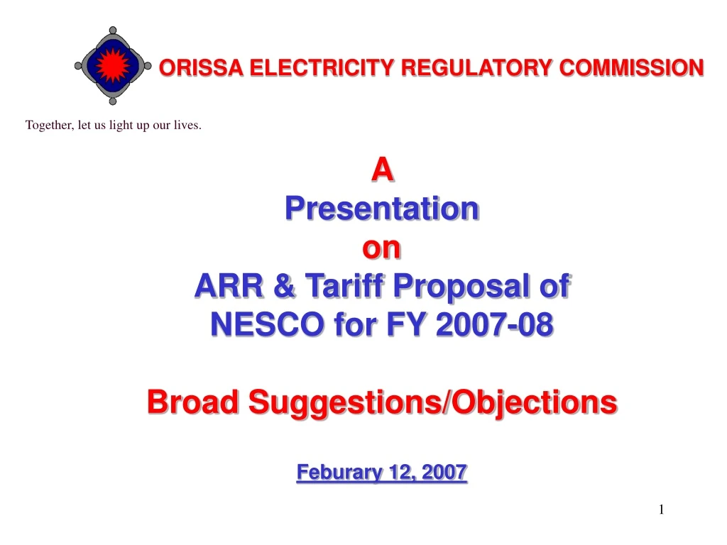 orissa electricity regulatory commission