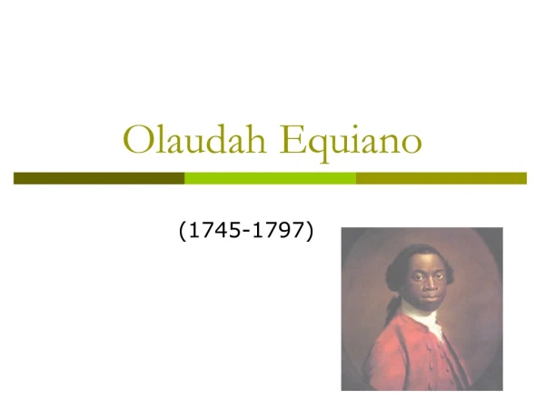 Olaudah Equiano