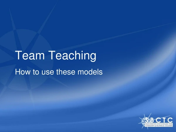 Team Teaching