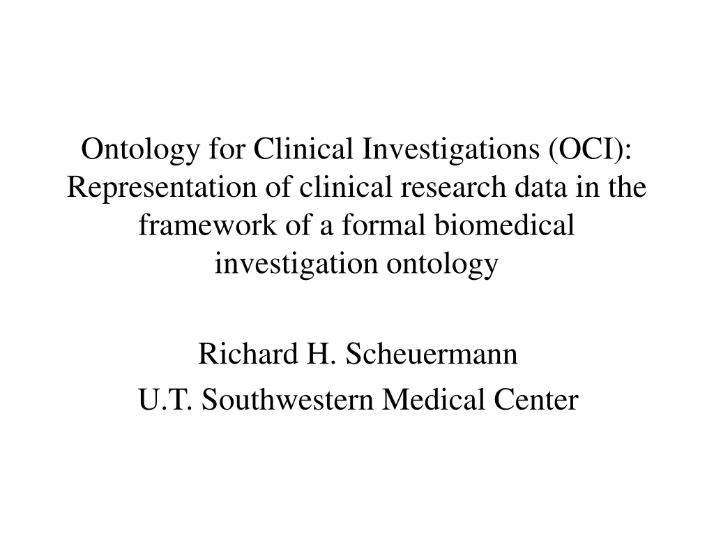 richard h scheuermann u t southwestern medical center