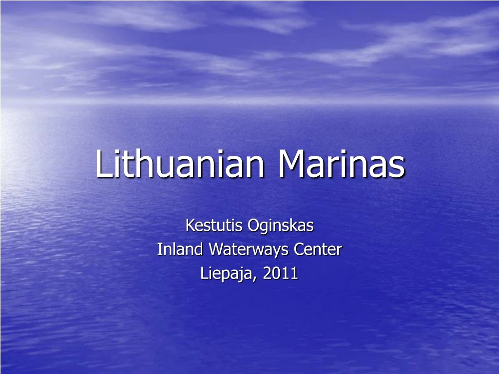 lithuanian marinas