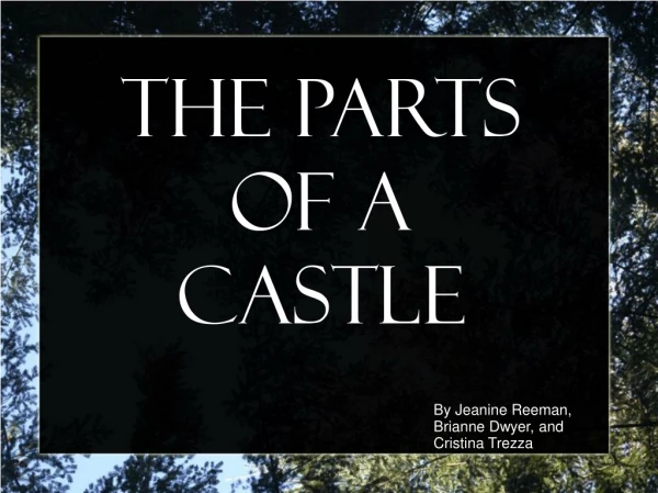 The Parts of a Castle